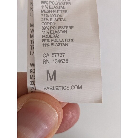 NWT Fabletics Sports Bra Oasis Twist Tie Dye Activewear Women's Size Medium - Picture 7 of 8